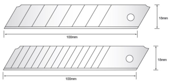 18mm cutter blade